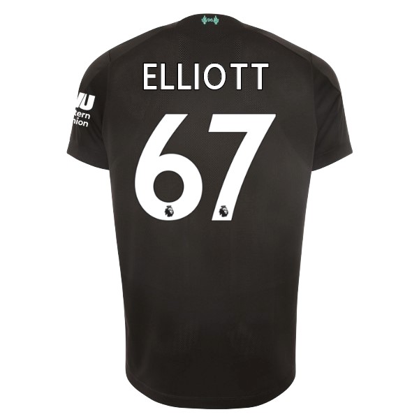 Camiseta Liverpool NO.67 Elliott Tercera equipación 2019-2020 Negro